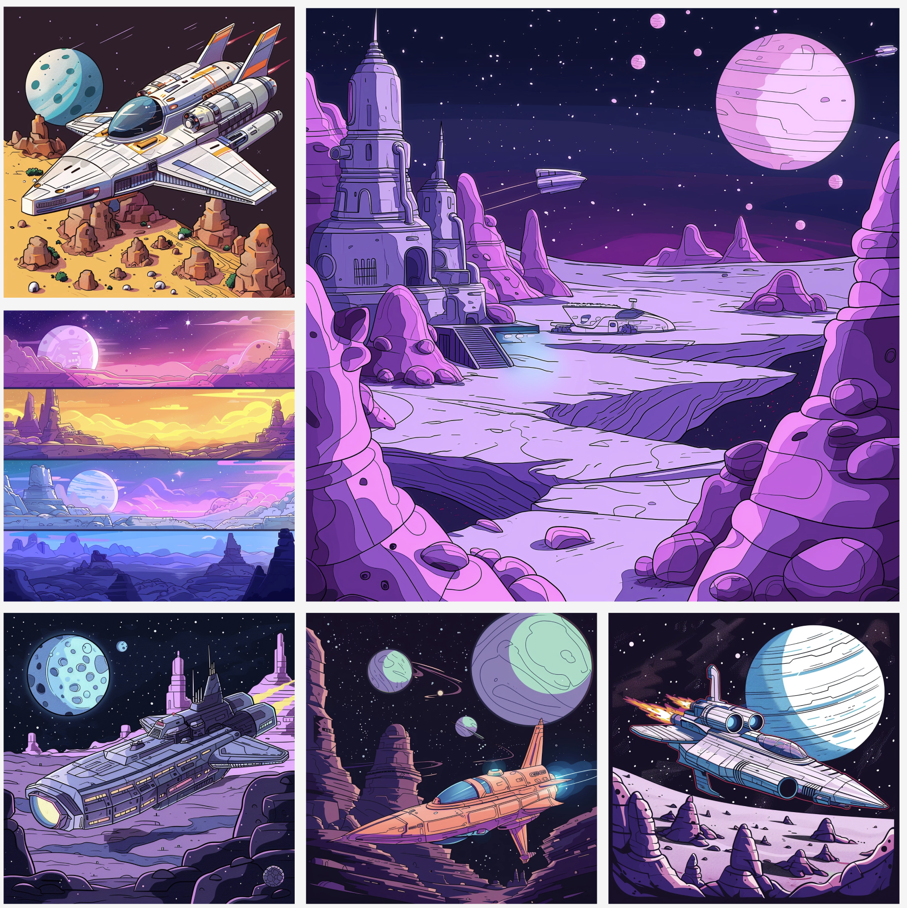 Moodboard Galactica
