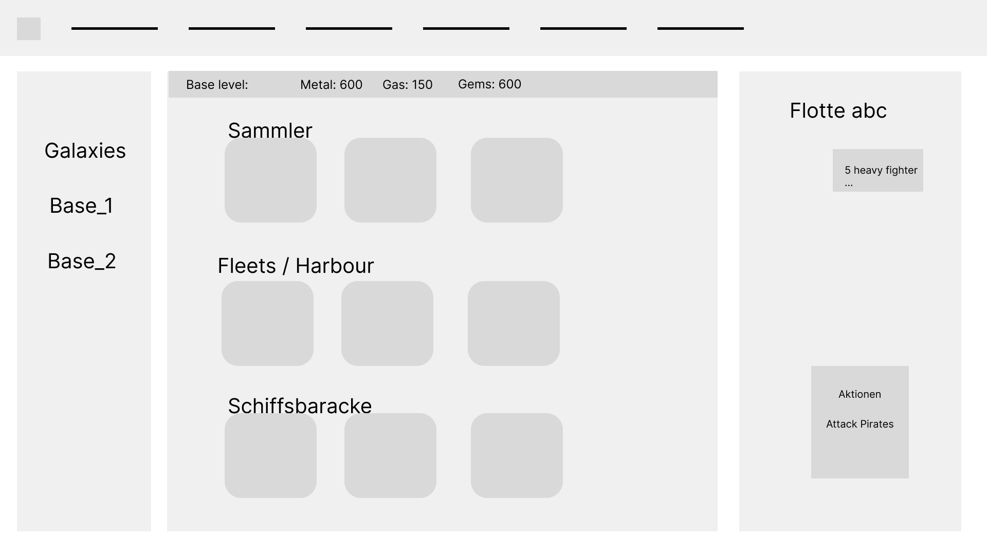 Planung der Nutzeroberfläche